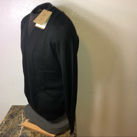Burberry London Merino Wool Long Sleeve v neck - Picture 6 of 7